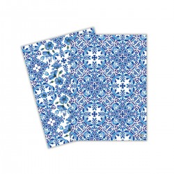 Kitchen towel set 2 - Indigo Seas